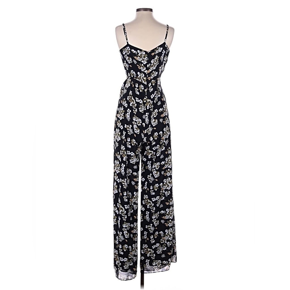 Michael Kors Black Floral Jumpsuit